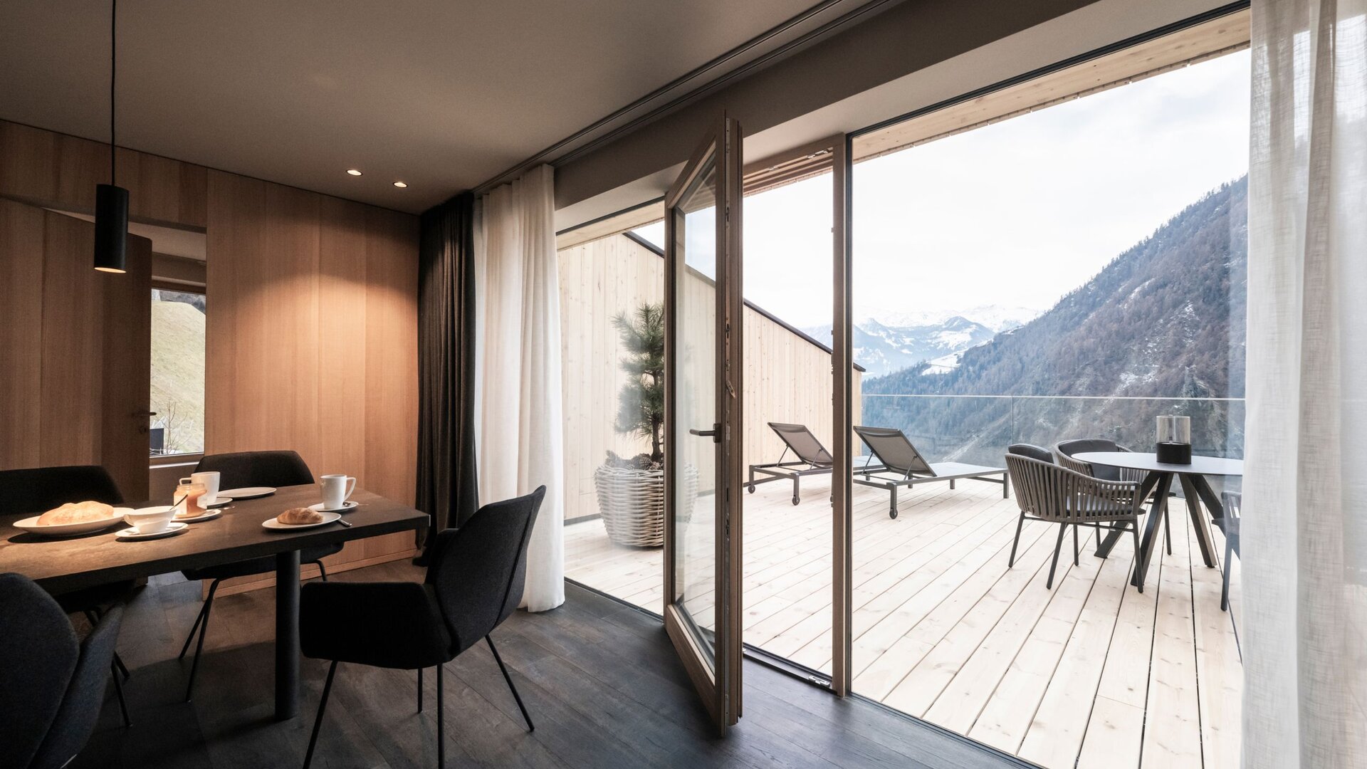 Penthouse-Apartment, Naturns, Südtirol im Schnalstal.