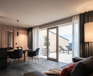 Penthouse-Apartment, Naturns, Südtirol im Schnalstal.